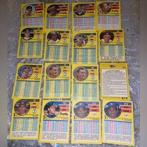 FLEER Vintage Baseball⚾️Trading Cards Set 1️⃣9️⃣9️⃣1️⃣W/CARD COLOR ERROR